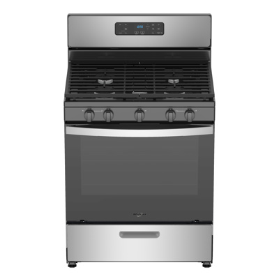 ESTUFA HORNO WHIRLPOOL LWF7700S 30&quot; GAS INOX 4Q